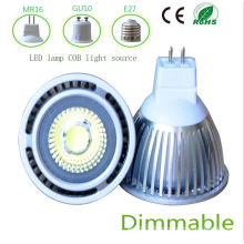 Dimmbale 5W White MR16 COB LED Light